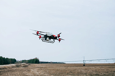 Сельскохозяйственные дроны помогают аграриям Чувашии проводить полевые работы